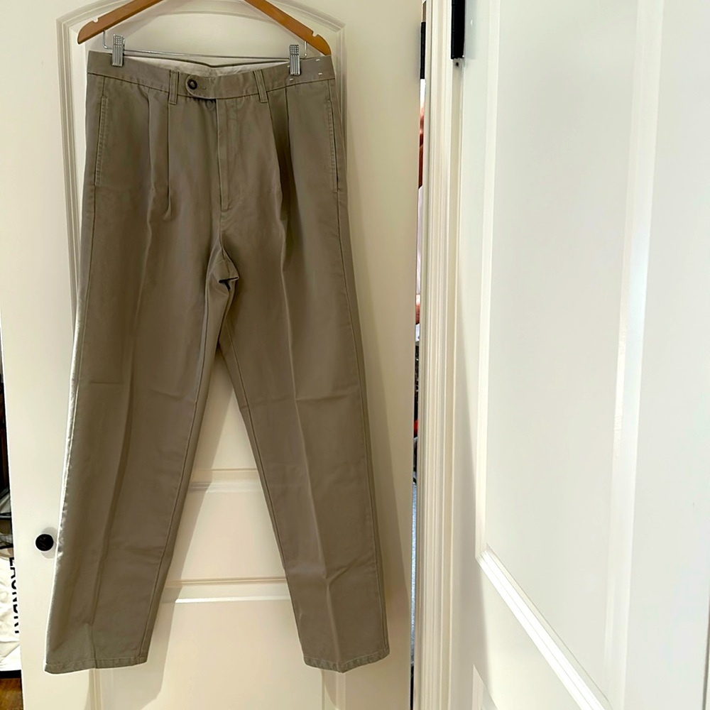 Vintage Gary Player Golf Pants with pleats, 100% cotton size 34/32